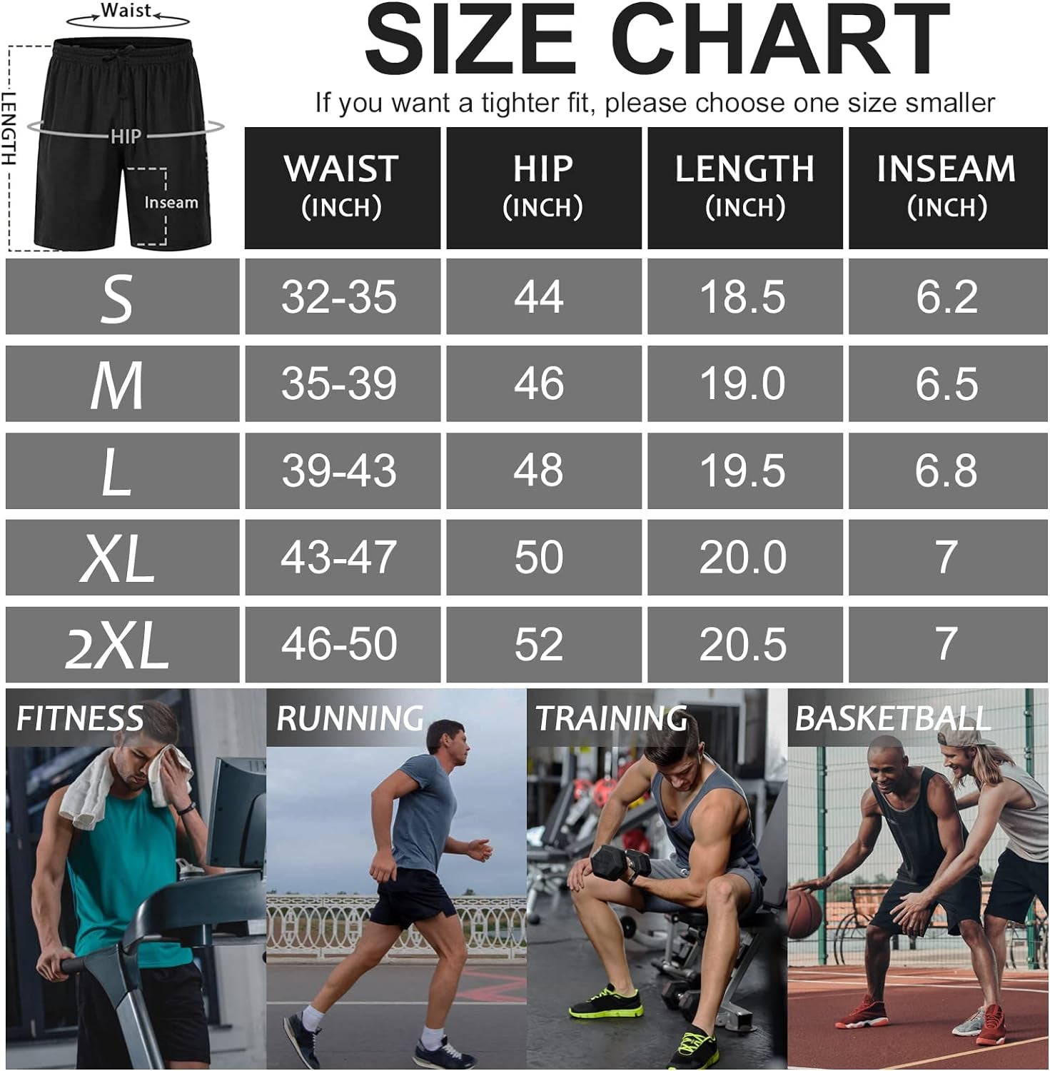 2 Pack Mens Workout Shorts Elastic Waist Athletic Gym Running Basketball Tennis Shorts for Men 7'' Inseam with Pocket (Grey/Red XL)