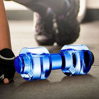 550Ml Sport Water Bottle Body Building Water Dumbbell Fitness Gym Shaker Dumbbell Shape Drinking Jug Cup Plastic Bottle