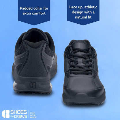 Men'S Slip-Resistant Work Sneakers - Comfortable, Non-Slip Shoes for Men in Food Service, Healthcare, Retail, Maintenance - Evolution II