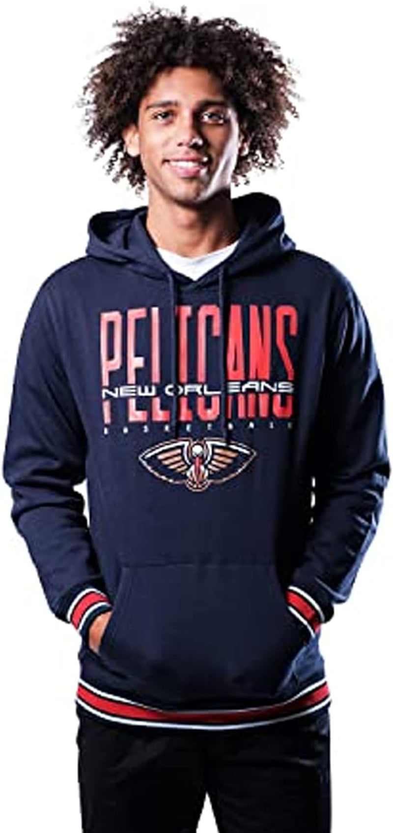 Men'S NBA Official Soft Fleece Hoodie Pullover Sweatshirt