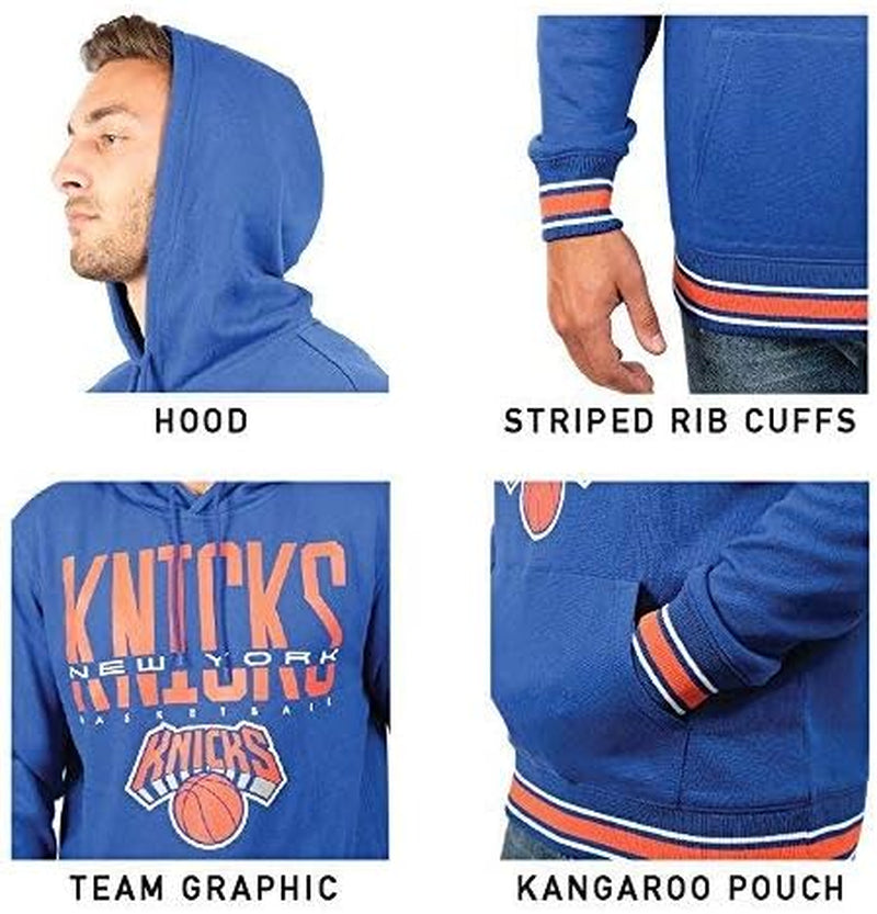 Men'S NBA Official Soft Fleece Hoodie Pullover Sweatshirt
