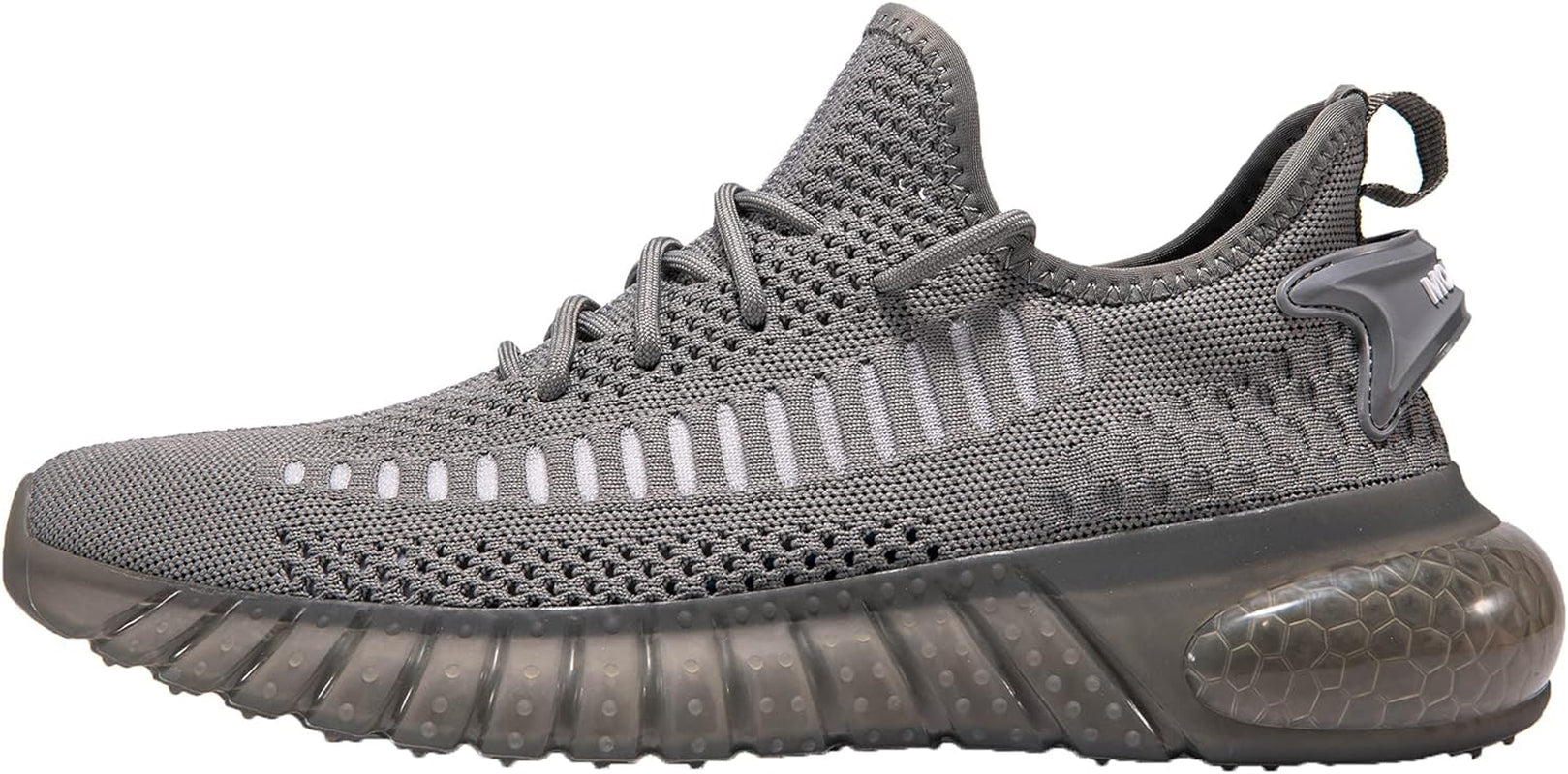 Men'S Athletic Walking Shoes Outdoor Running Shoes Slip on Fashion Sneaker Darkgrey 13